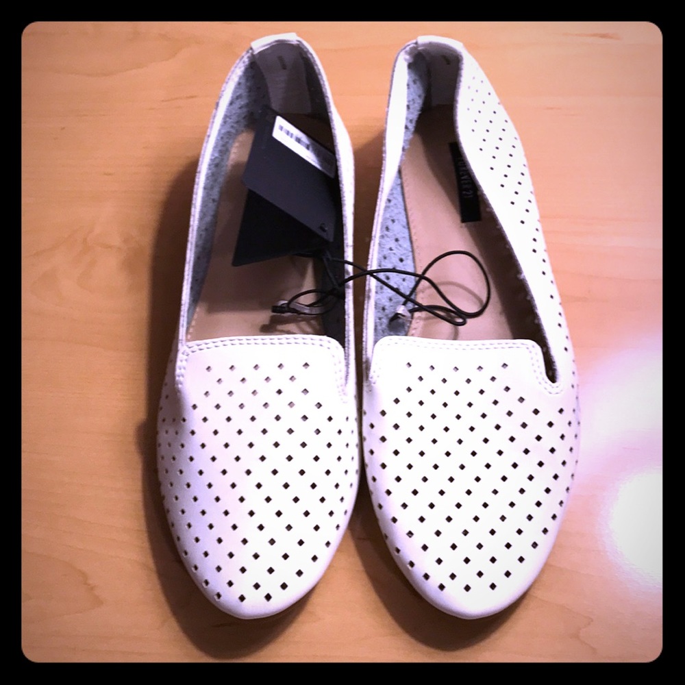Forever 21 white Loafer NWT